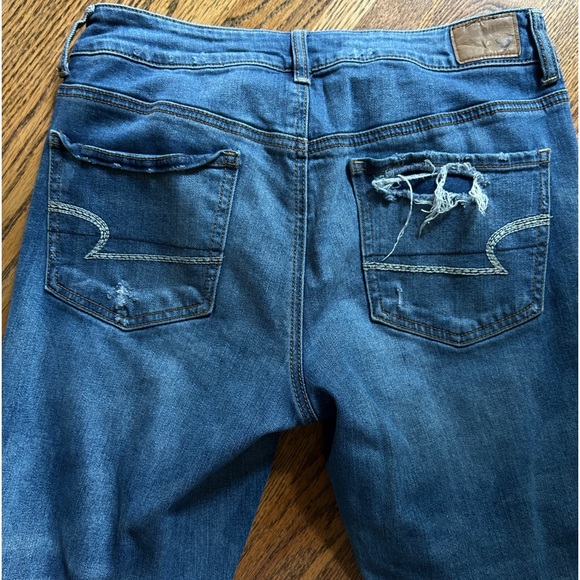 One of a kind limited edition American Eagle Tomgirl Jeans - Picture 3 of 7